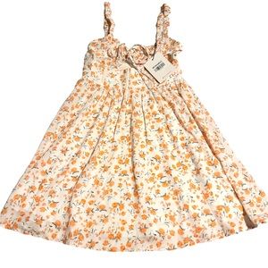 NWT Hello molly floral orange dress